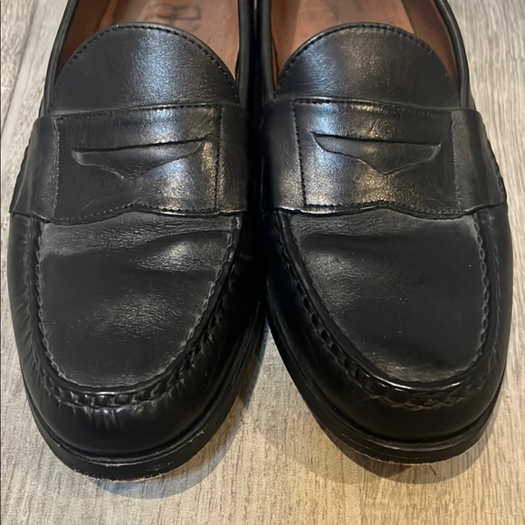 Allen Edmonds Black Classic Leather Penny Loafers size 9 1/2 D - Picture 8 of 8